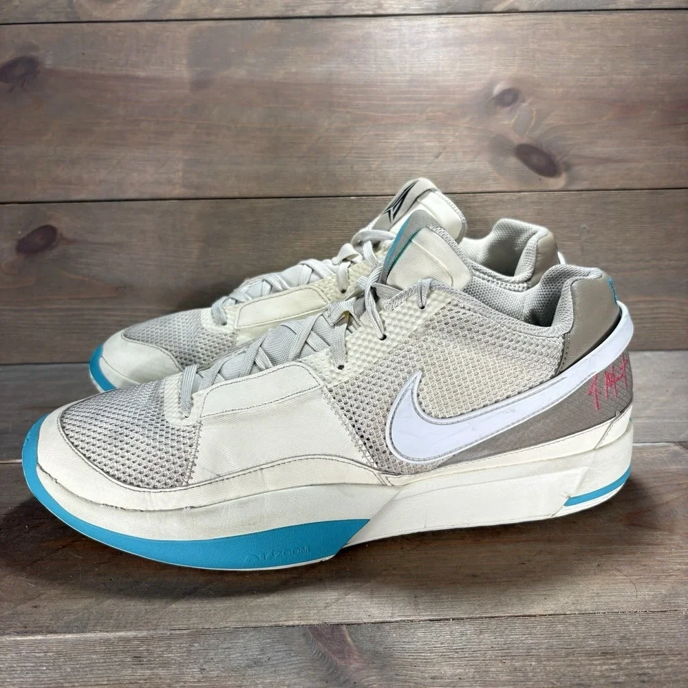Nike Ja 1 mens size 13 shoes beige athletic basketball sneakers